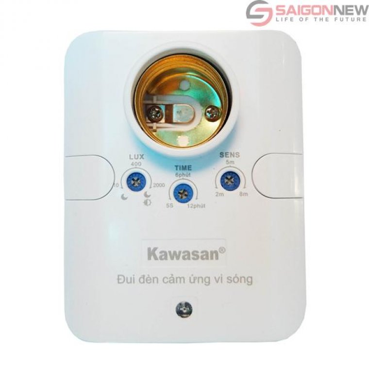 Đui Đèn Cảm Ứng Vi Sóng Kawasan RS686B