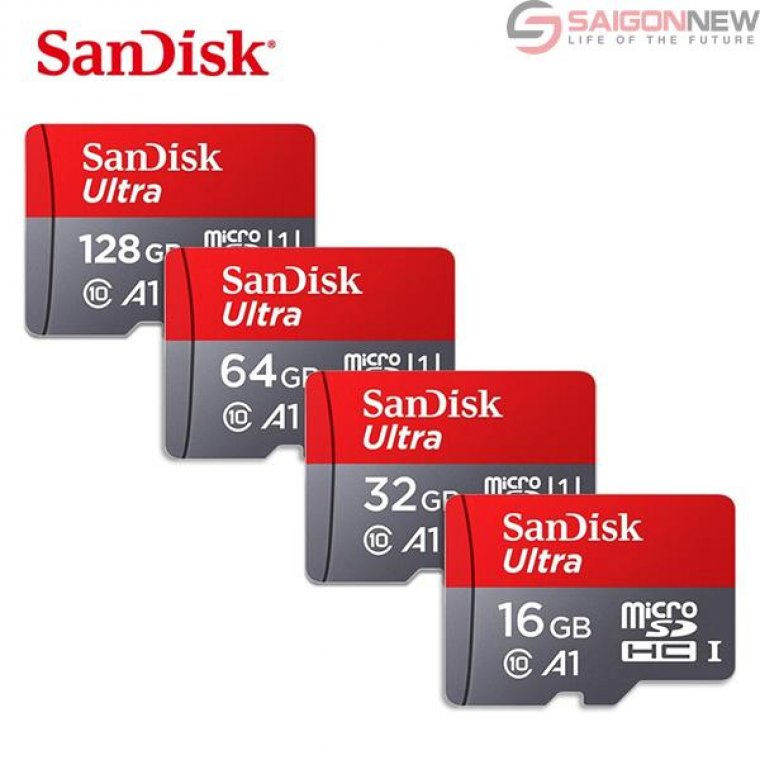  Thẻ nhớ Micro SD 128GB Sandisk Class 10