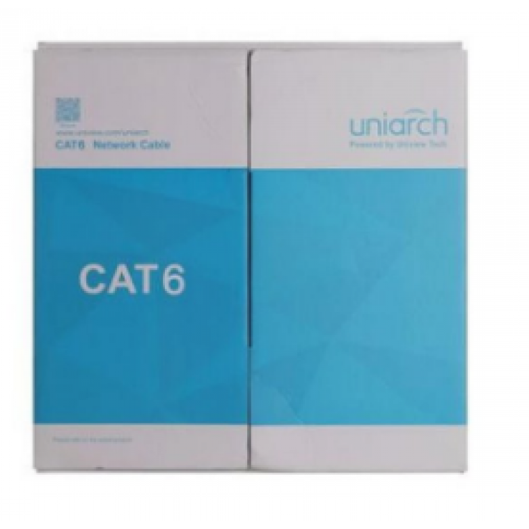Cáp Mạng UTP Cat 6 Hợp Kim Uniarch CAB-6-CCA 100m