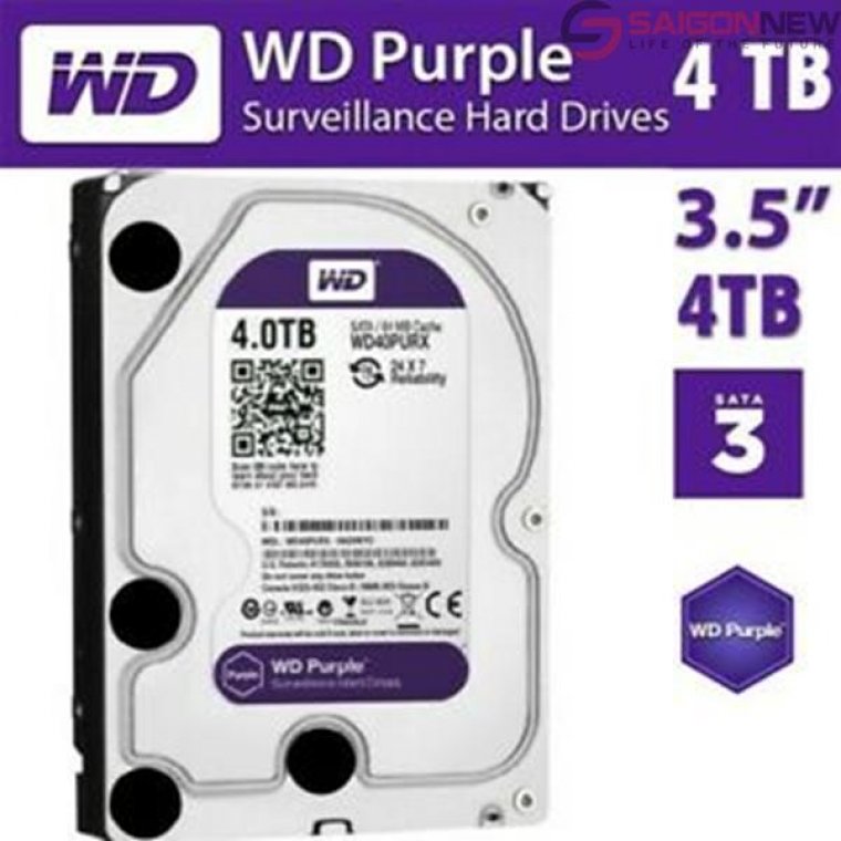 Ổ cứng Western Digital Purple 4TB WD43PURZ