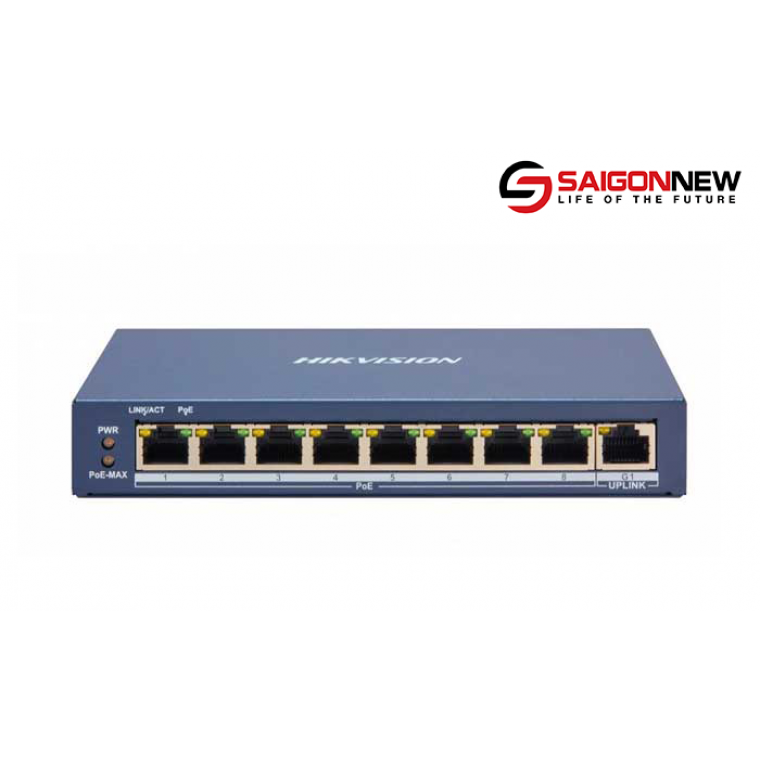 Switch PoE 8 cổng HIKVISION DS-3E1309P-EI