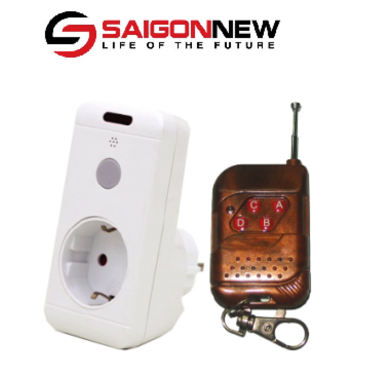 Ổ CẮM ĐIỀU KHIỂN TỪ XA TB01C-RM01