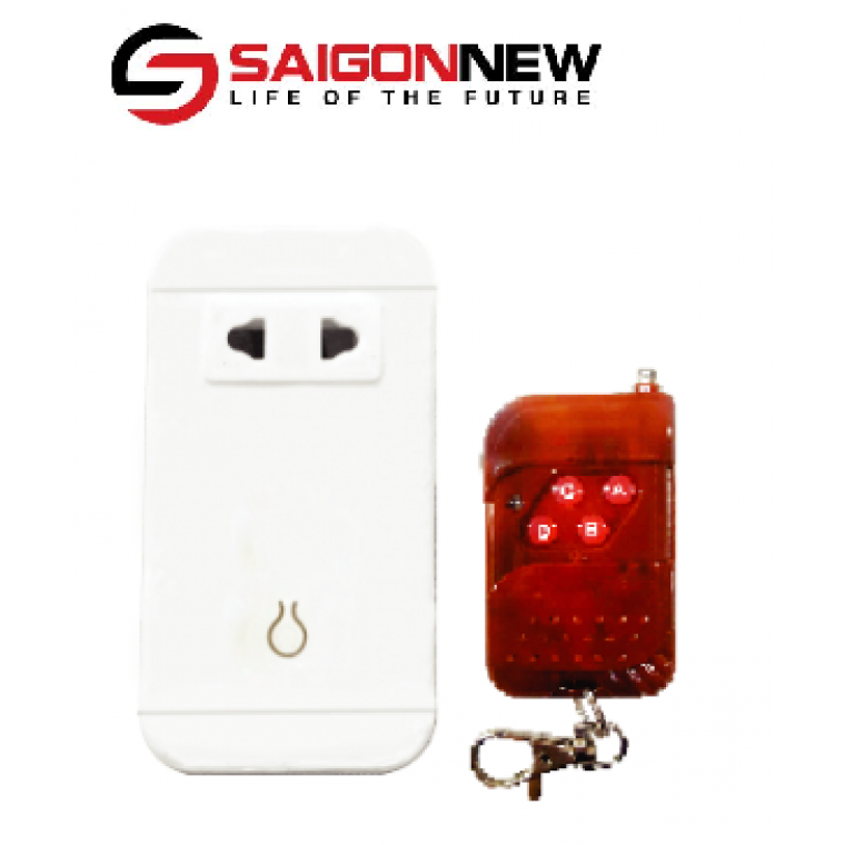 Ổ CẮM ĐIỀU KHIỂN TỪ XA 500W CÓ REMOTE TB01D-RM01B