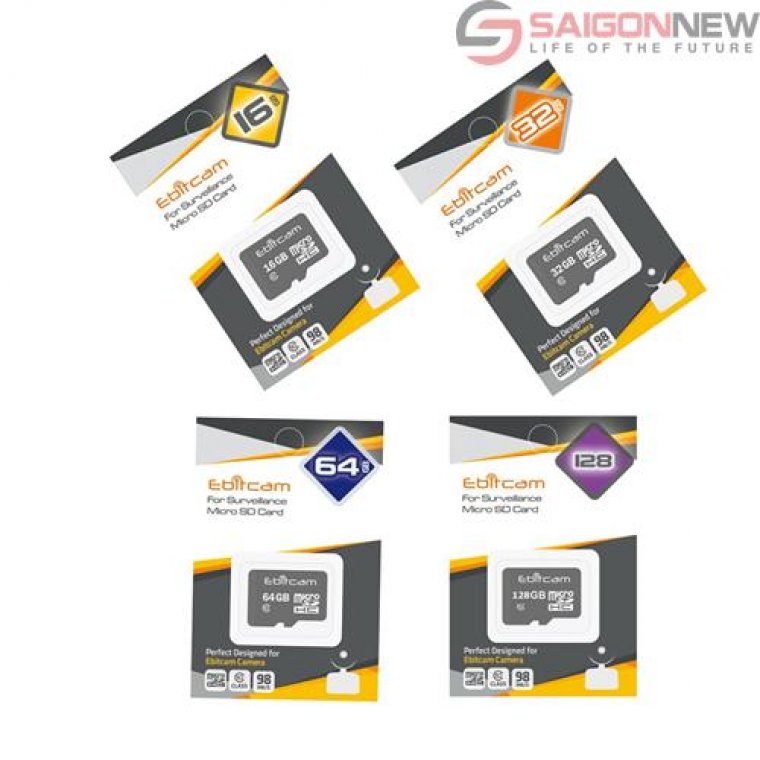 Thẻ nhớ MicroSD Ebitcam 64GB(98Mb/s) - Chính hãng