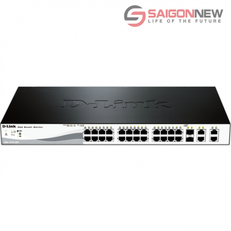 24-Port Ethernet Smart Switch D-Link DES-1210-28