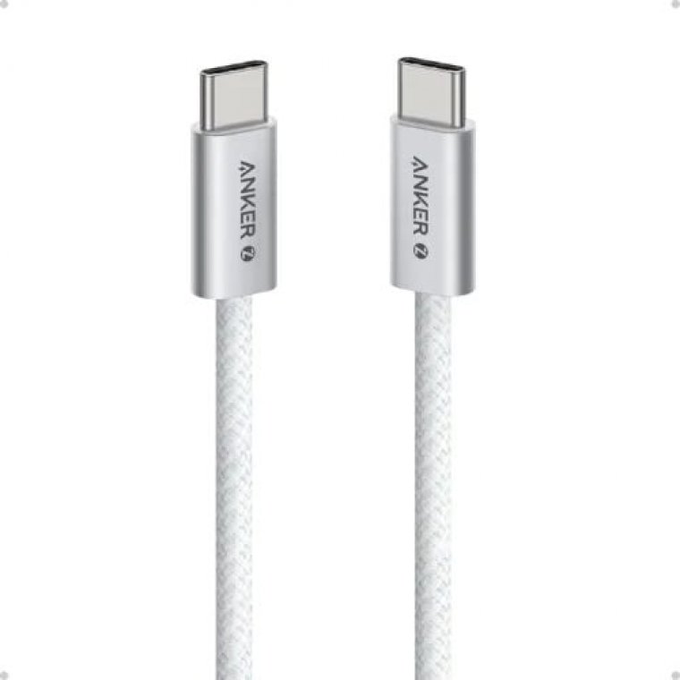 A8060 White B2B – Cáp sạc Anker Zolo C-C 1m Nylon Trắng (White)