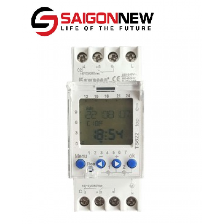 CÔNG TẮC HẸN GIỜ THANH RAY TS622