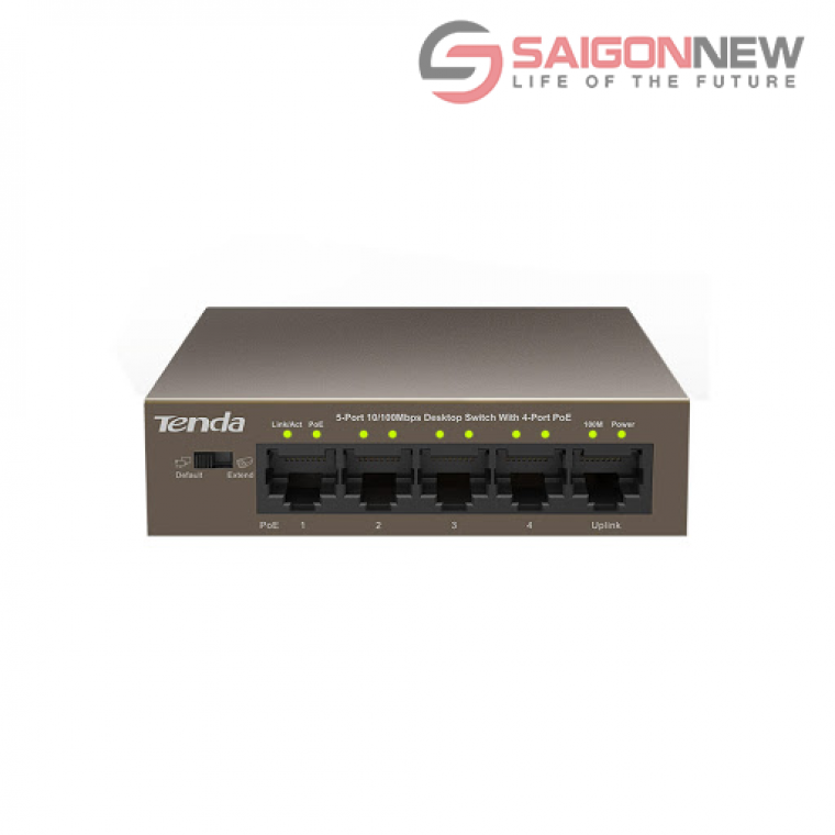 Switch Tenda TEF1105P 5-Port 10/100Mbps PoE