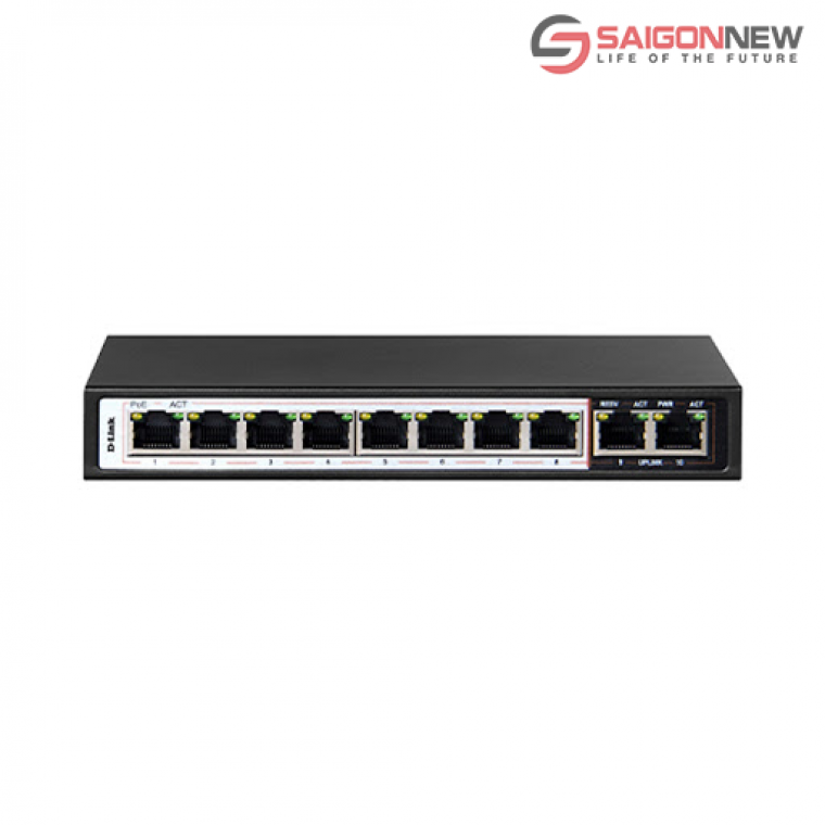 Switch POE D-LINK DES-F1010P
