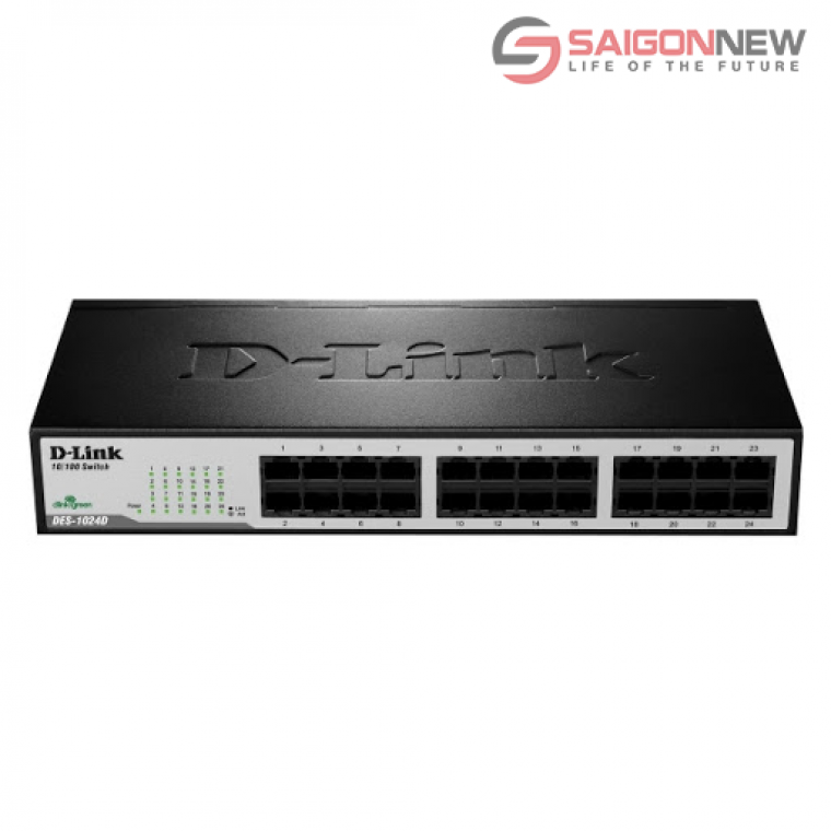 Thiết bị chuyển mạch Switch D-Link DES 1024D 24‑Port Fast Ethernet