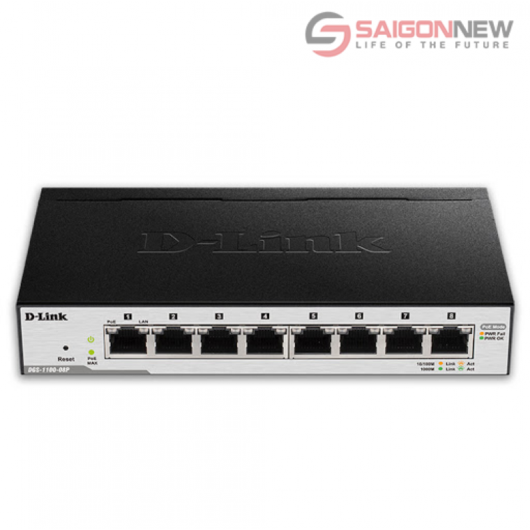 Switch D-Link DGS-1100-08P/MRS 8-Port