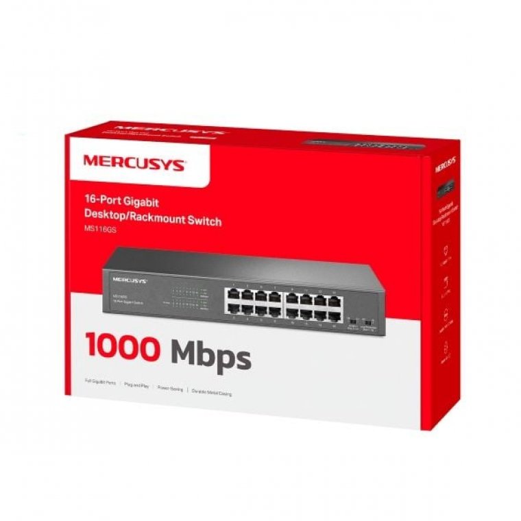 MS116GS – Switch 16 Cổng Gigabit