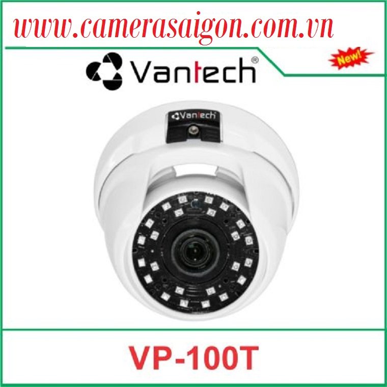 Camera HD-TVI Dome hồng ngoại 2.0 Megapixel VANTECH VP-100T