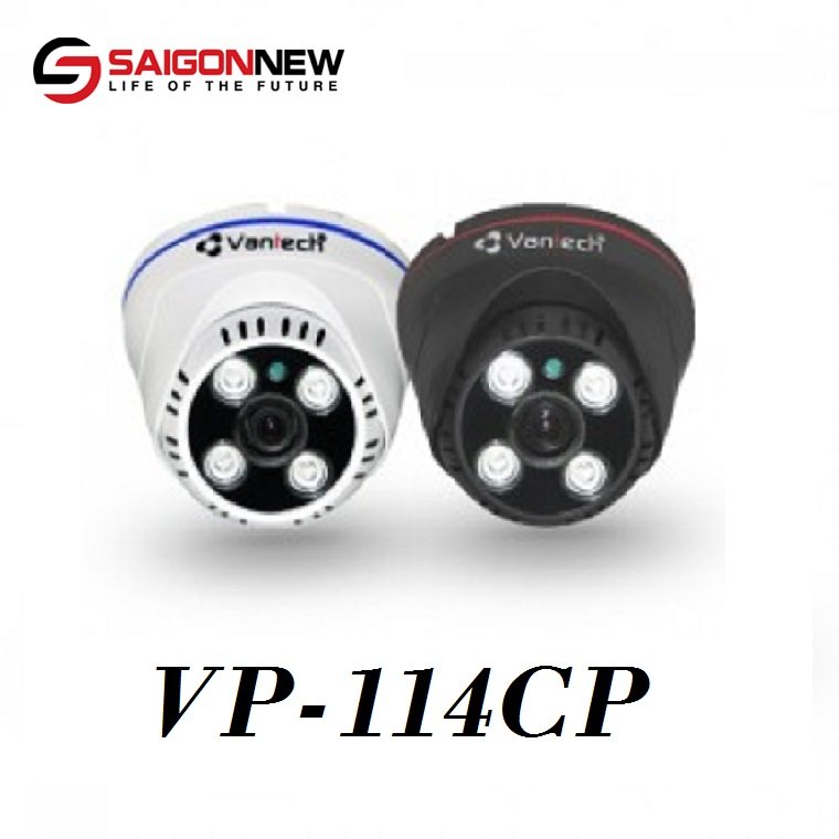 Camera Dome HDCVI hồng ngoại 2.0 Megapixel VANTECH VP-114CP