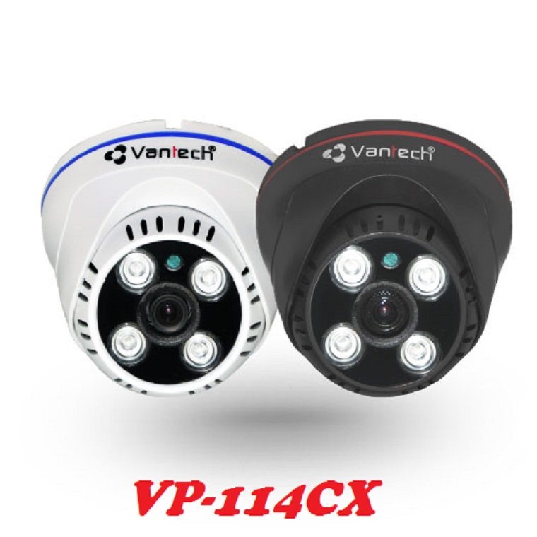Camera HD-CVI Dome hồng ngoại 2.0 Megapixel VANTECH VP-114CX