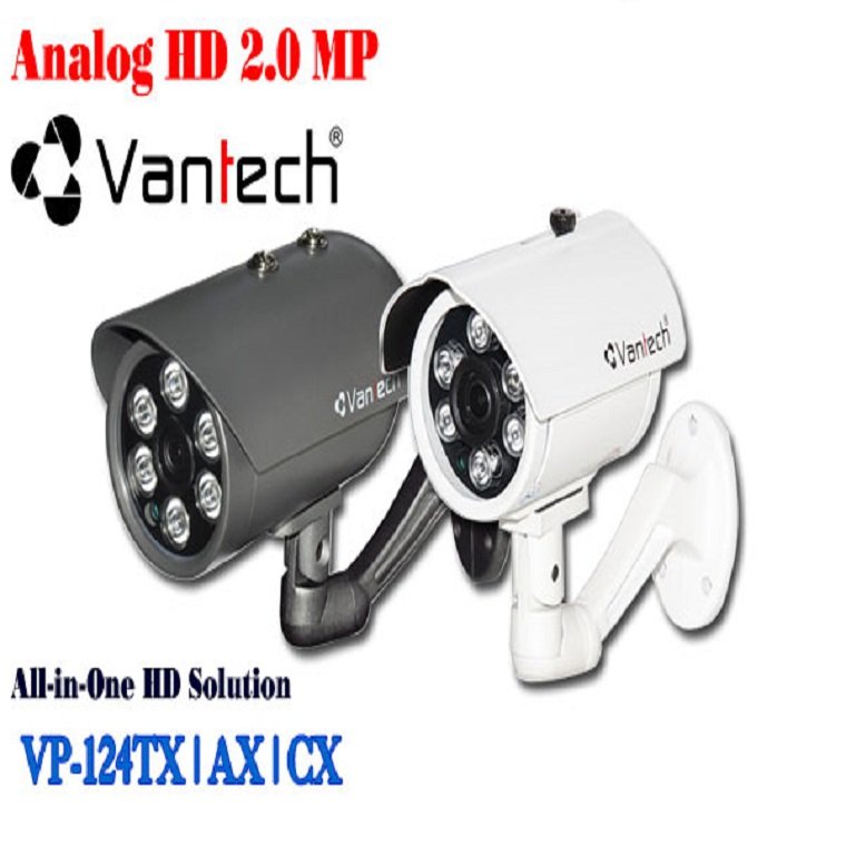 Camera HD-TVI hồng ngoại 2.0 Megapixel VANTECH VP-124TX
