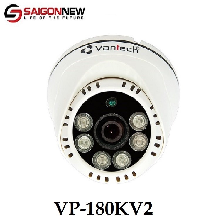 Camera IP Dome hồng ngoại 2.0 Megapixel VANTECH VP-180KV2