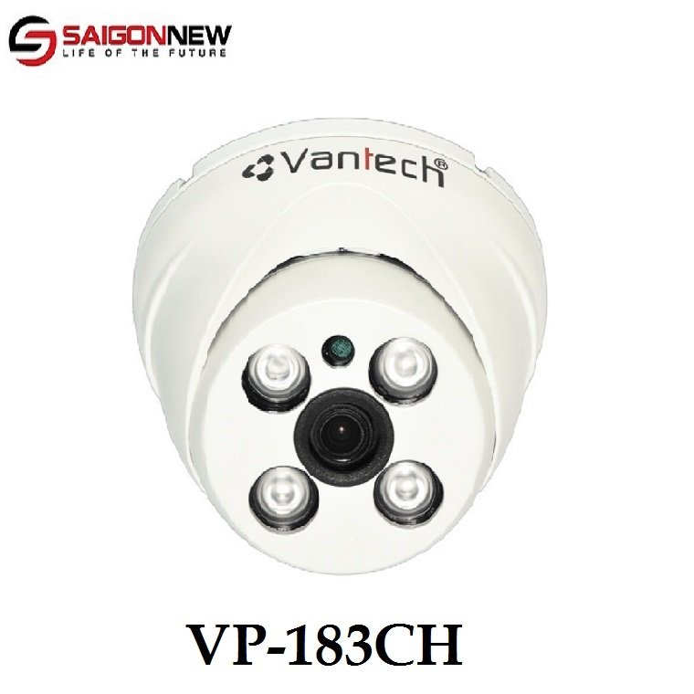 Camera IP Dome hồng ngoại 2.0 Megapixel VANTECH VP-183CH