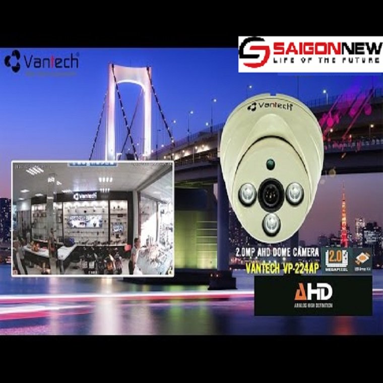 Camera AHD Dome hồng ngoại VANTECH VP-224AP