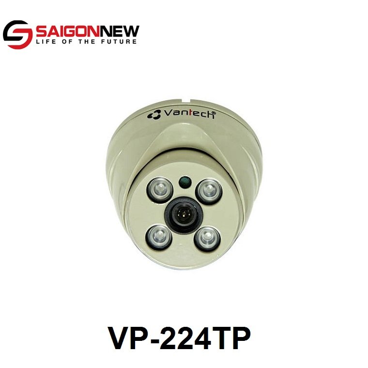 Camera Dome HDTVI hồng ngoại 2.0 Megapixel VANTECH VP-224TP