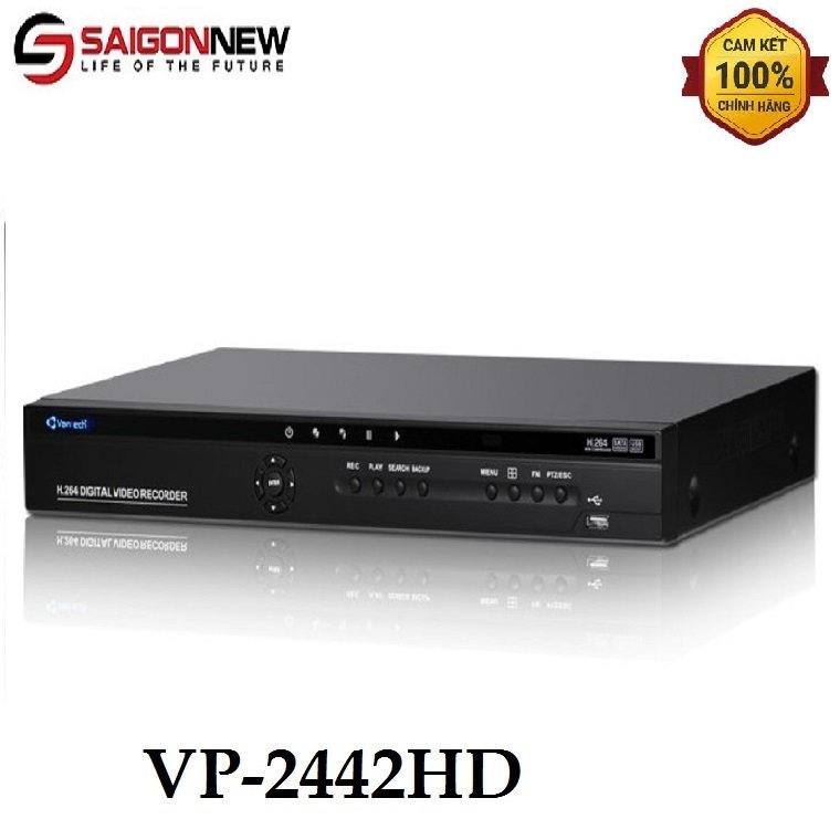Đầu ghi hình camera IP 24 kênh H.264 VANTECH VP-2442HD