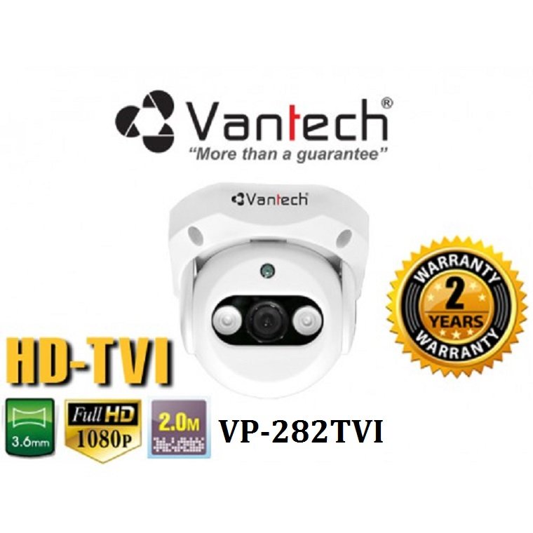 Camera Dome HD-TVI hồng ngoại VANTECH VP-282TVI