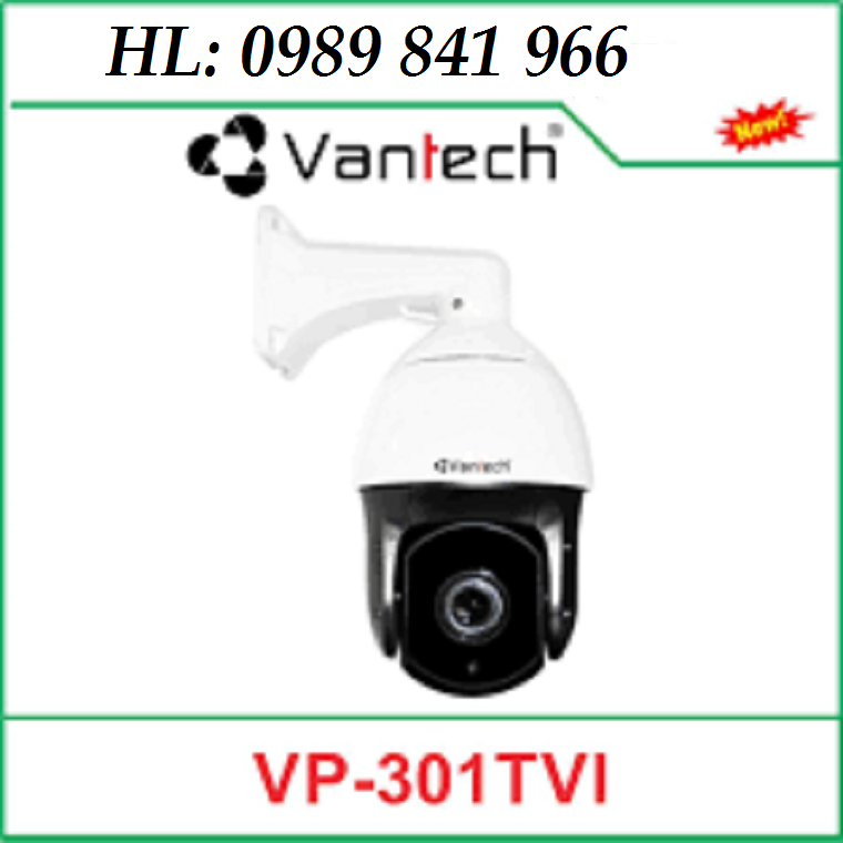 Camera HD-TVI Speed Dome hồng ngoại 1.3 Megapixel VANTECH VP-301TVI