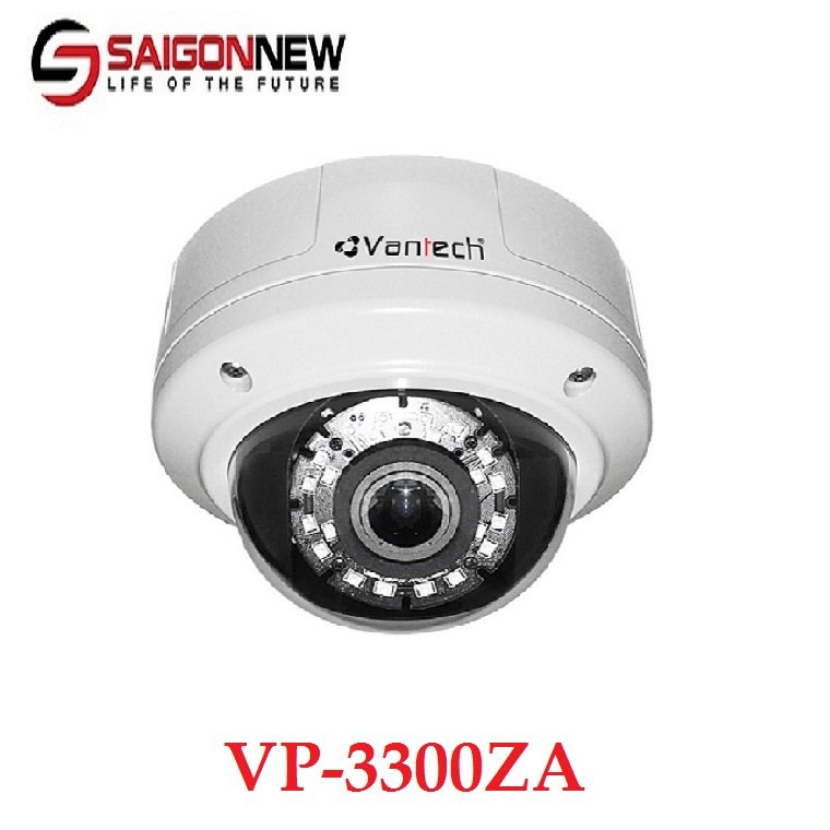 Camera Dome AHD hồng ngoại 2.0 Megapixel VANTECH VP-3300ZA