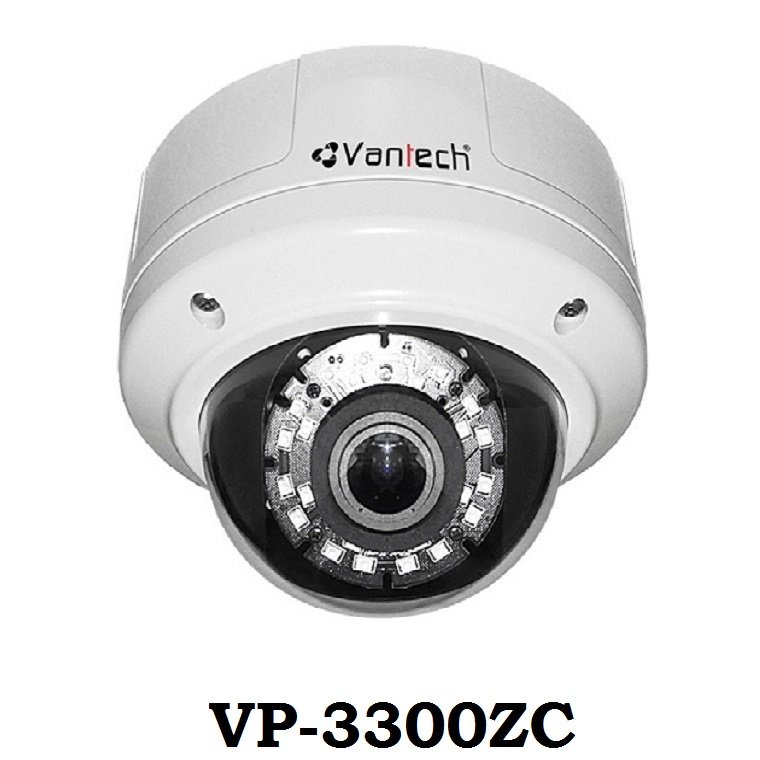 Camera Dome HD-CVI hồng ngoại 2.0 Megapixel VANTECH VP-3300ZC