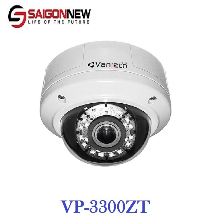 Camera Dome HD-TVI hồng ngoại 2.0 Megapixel VANTECH VP-3300ZT