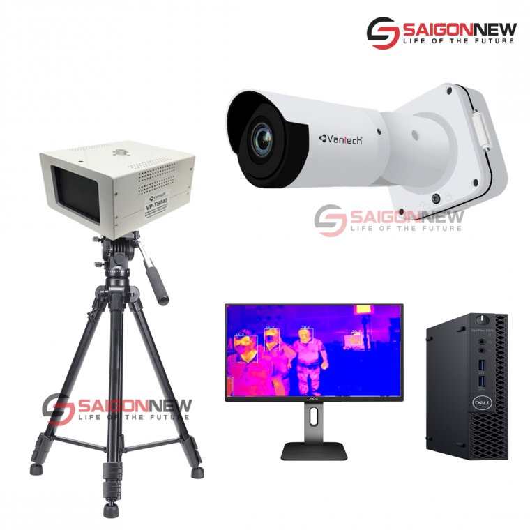 Trọn gói giải pháp camera cảm biến thân nhiệt Vantech - Camera Thân Nhiệt