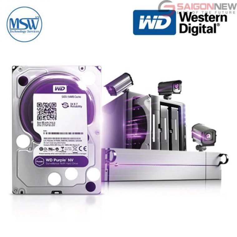 Ổ cứng Western Digital Purple 4TB WD43PURZ