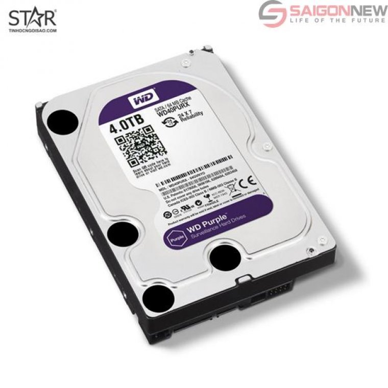 Ổ cứng Western Digital Purple 4TB WD43PURZ