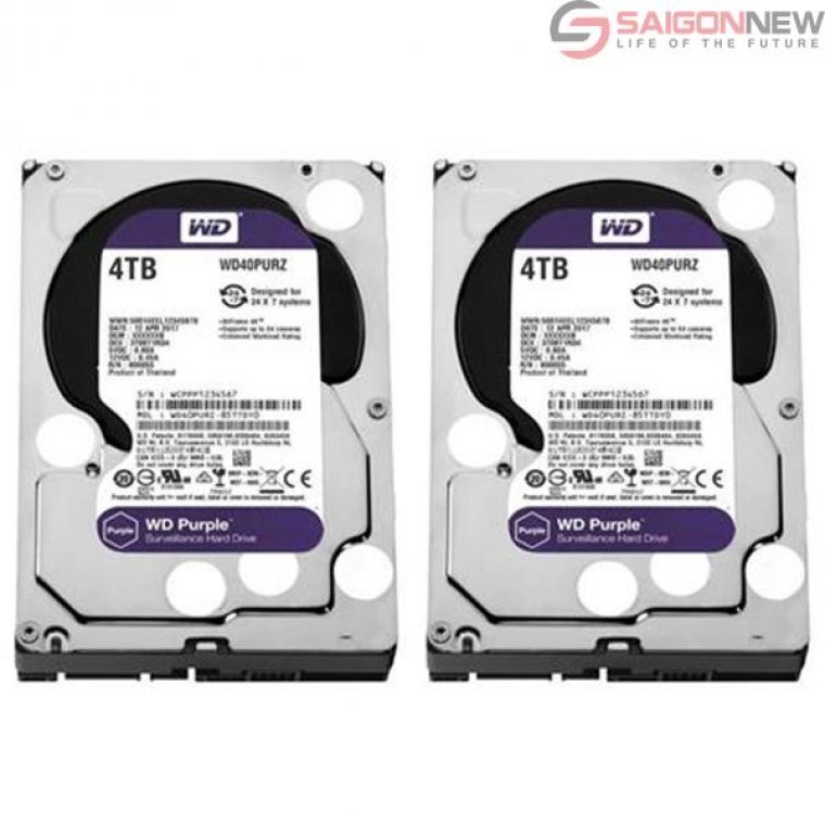 Ổ cứng Western Digital Purple 4TB WD43PURZ