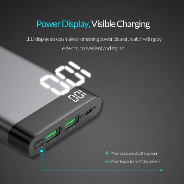 Pin Sạc Dự Phòng 10000mAh Orico YC10