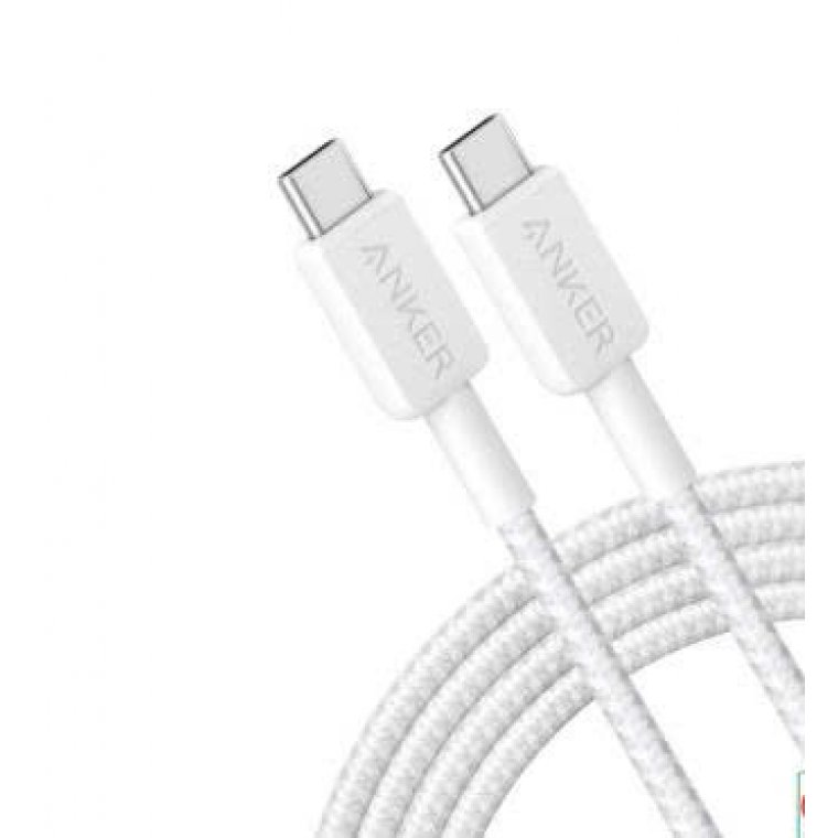 Cáp sạc Anker 322 C-L 0.9m Nylon Trắng (White) B2B_A81B5