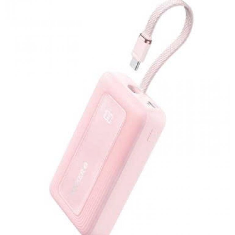 Sạc dự phòng Anker Zolo 1C1A 30W 10000mAh (Built-In USB-C Cable) Hồng (Pink) B2B_A1688